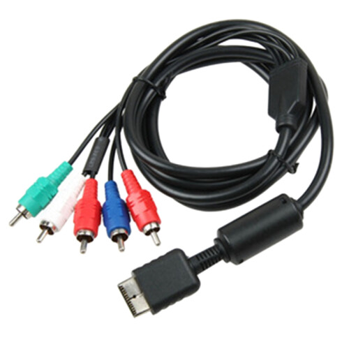Ypbpr for PS2// Slim HDTV-Ready TV HD Component AV Cable 5-Wire