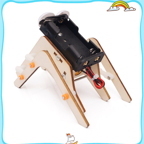 Wooden Walking Spider Robot Spider Robot DIY Assemble Model 1
