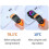 (White) Mobile Phone Mini Cooling Fan Radiator Turbo Hurricane Universal Phone Cooler 2
