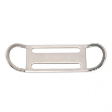 Diving Side Mount Bilateral D Ring Buckle 316 Stainless Steel Diving Webbing Strap Keeper Sidemount BCD Fixing Buckle for Scuba BCD Accessories