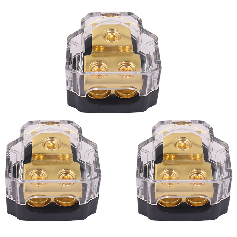 Car 1 In 2 Out Way Power Ground Distributor Blocks Car Audio Splitter 4712664159982