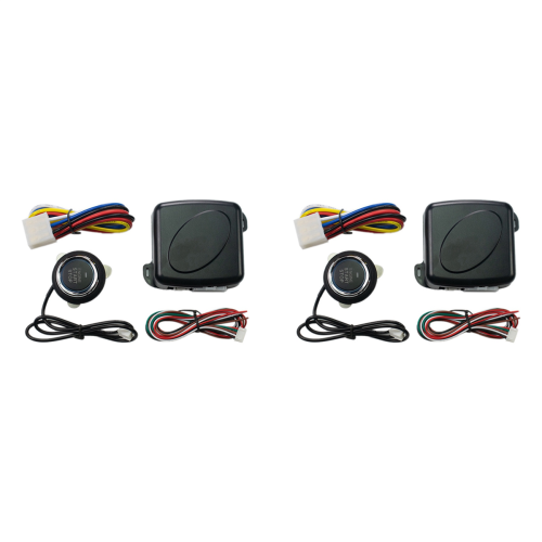 Car Alarm One Button Start/Stop System Kit Remote Engine Door Lock