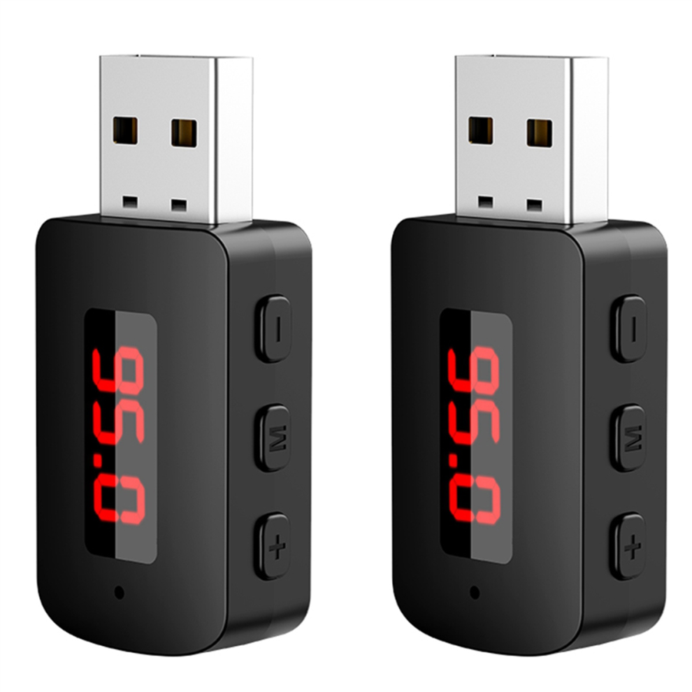Car Bluetooth 5.4 Aadapter Fm Usb Transmitter Receiver 4712664160896