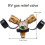 Propane cylinder distributor shutoff valve  Hose connection BBQ grill accessories 4