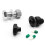 (4) Multifunctional Metal Screw Shape Secret Stash Pill Box Safe Storage Container 3