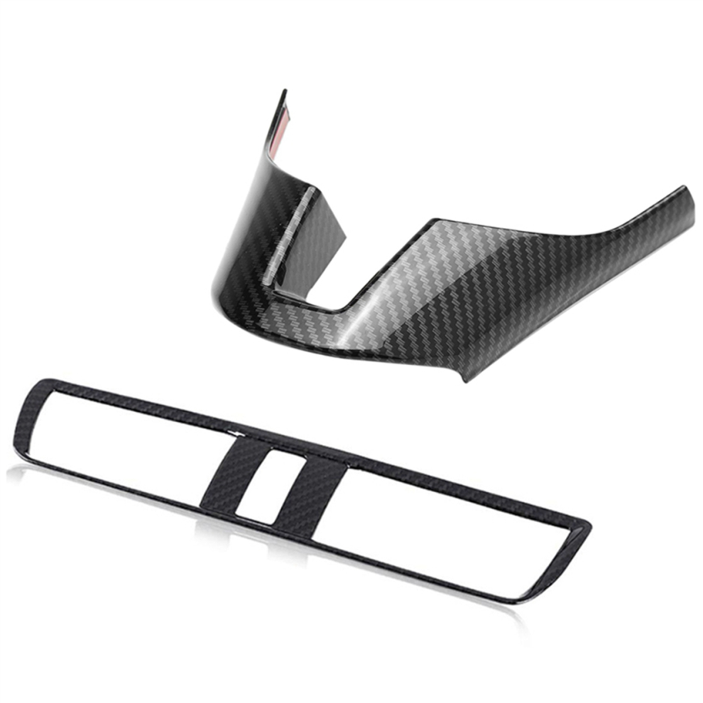 Carbon Fiber Steering Wheel Frame Panel Cover Trim For 3 Axela 4714171593099