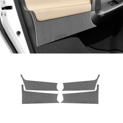 Carbon Fiber Car Inner Side Door Panel Cover Trim for 2