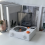 CD Player Retro Dual Speakers Bluetooth 5.3 Speakers Black 3