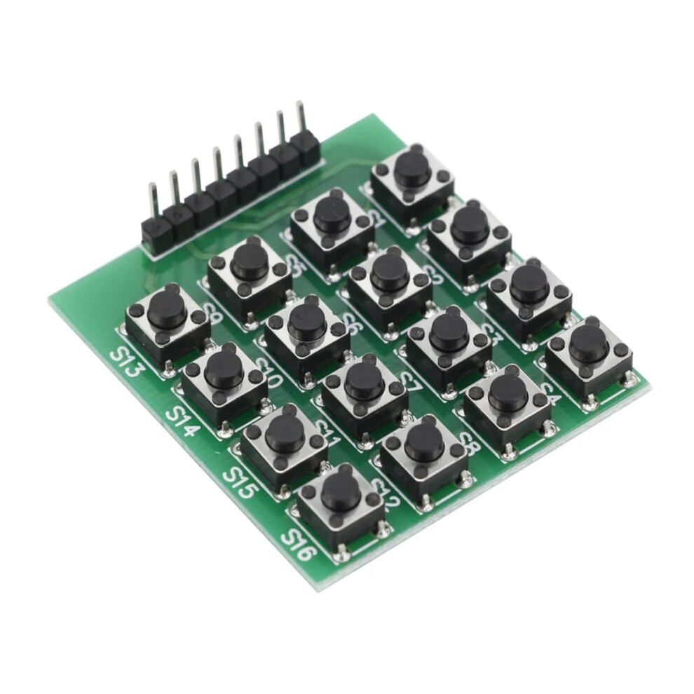 1 PCS 4X4 Matrix Keyboard, Switch, 16 Keys, Singlechip Computer External Expansion Keyboard Module-image-OPC-PJ56Y8H-NEW