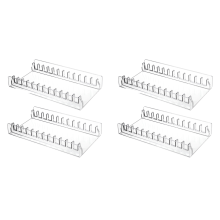 CD Holder 2 Pack, Clear Acrylic CD Organizers, CD Display Rack Holds