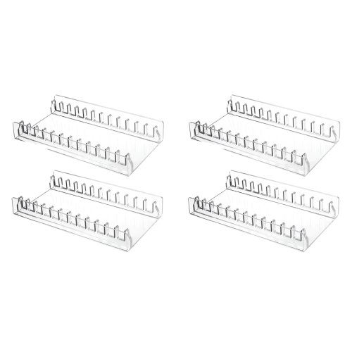 CD Holder 2 Pack, Clear Acrylic CD Organizers, CD Display Rack Holds