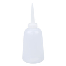 Frasco dispensador de óleo líquido para molho de plástico branco transparente 300ml