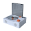 CD Player Retro Dual Speakers Bluetooth 5.3 Speakers White 1