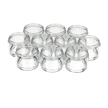 Tubos de vidro transparentes com bolhas e mini copos para peças de reparo de tanques Sub Ohm