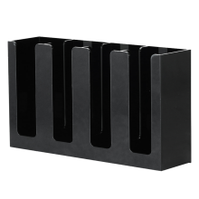 Organizador de copos e tampas de café, porta-copos de papel descartáveis e dispensador