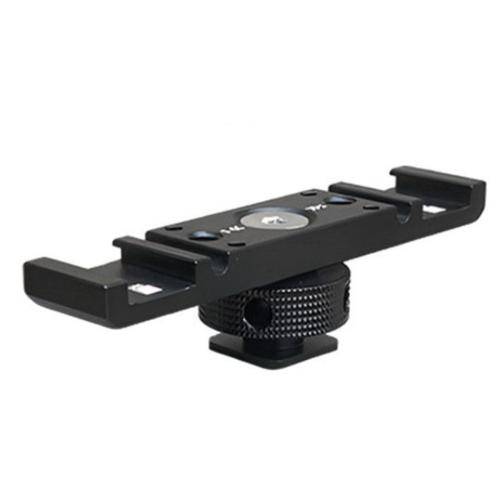 Cold Shoe Mount Adapter Extension Bar Bracket Stand for Camera,B