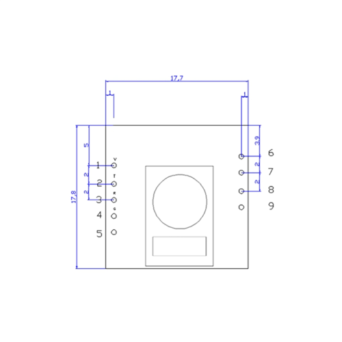 Sensor de gás CO Sensor de monóxido de carbono UART Saída digital SC16-CO 2