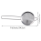 Cocktail Fine Strainer Stainless Steel Conical Mesh Strainer Bar Tool 4