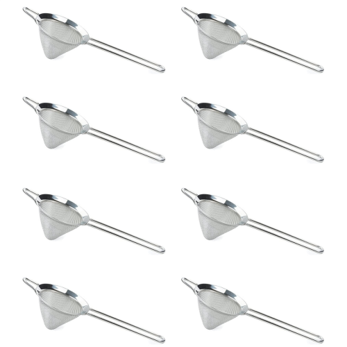 Cocktail Fine Strainer Stainless Steel Conical Mesh Strainer Bar Tool