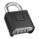 Combination Padlock, Mechanical Combination Lock for Lockers,(Black) 1