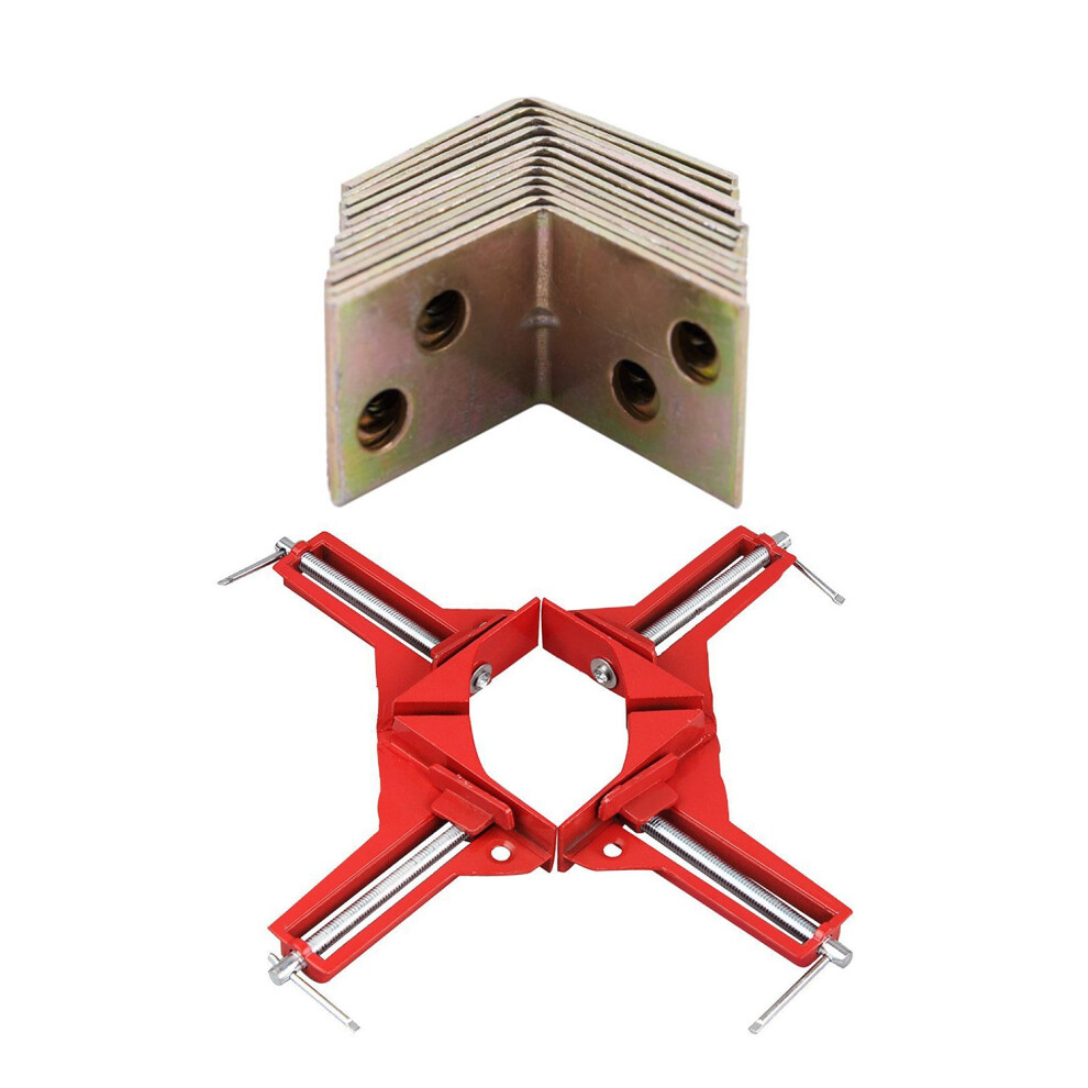 Corner Clamps 3Inch 2Pcs Angle Clamp For Wood Working Metal 4714171555219