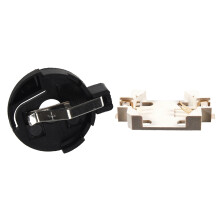 CR2016 2025 2032 Coin Cell Button Battery Holder Socket Black 10 Pcs