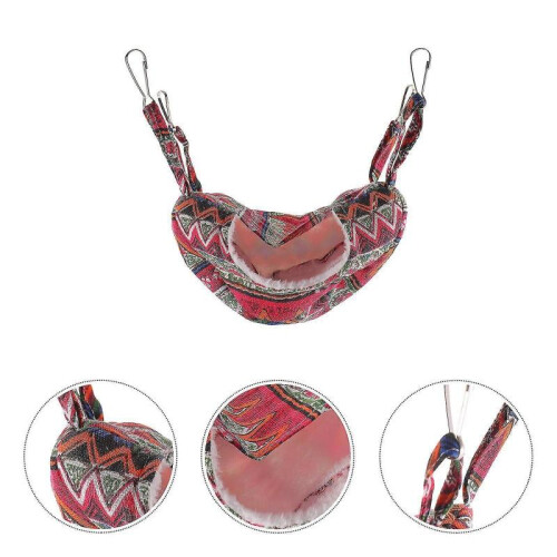 Hanging Hamster Hammock Lovely Guinea Pig Bed Decorative Chinchilla Hammock Rat Accessory 2