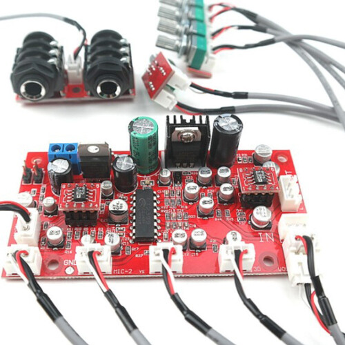 DC 12V 24V PT2399 Digital Microphone Audio Amplifier Board 2