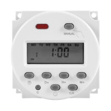 Digital Control Power Programmable Timer DC12V 16A Time Relay Switch
