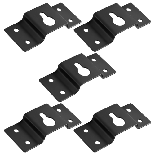 DIY Audio Sound Box Speaker Wall Mount Iron Hook Hanger Plate 5PCS 2
