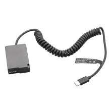 Bateria fictícia DMW-BLC12 DMW-DCC8 PD USB-C acoplador para GX8