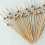 Palitos de dente decorativos em forma de bola de discoteca para aperitivos, espetos de bambu sofisticados 2