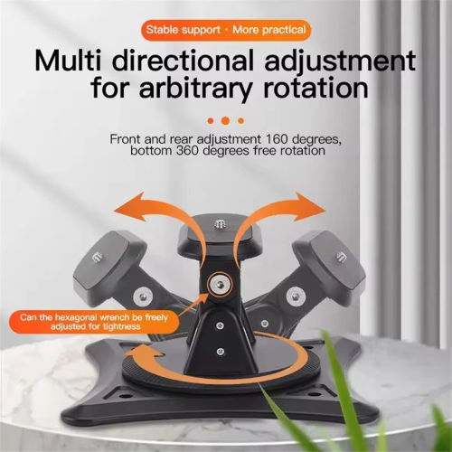 Suporte de mesa para projetor com rotação de 360 graus 2