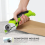 Cordless Rotary Cutter Electric Scissors, Rechargeable Fabric Cutter with Safety Lock, Portable Cutting Tool for Fabric Leather Carpet Cardboard 2