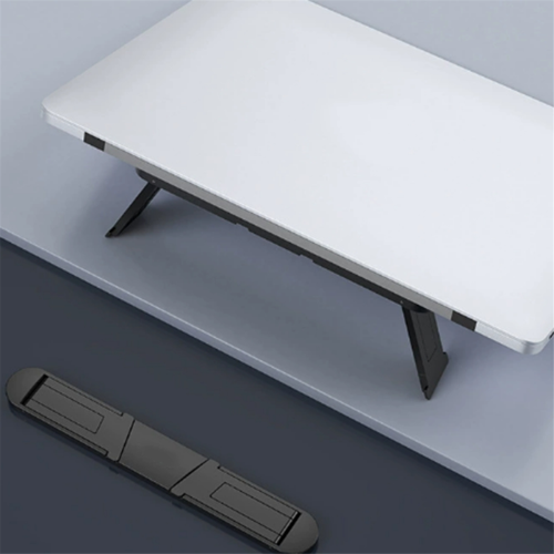 Desk elevated hanging laptop stand 1