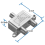 Digital 2 Way Coaxial Cable Splitter 5-2400MHz, RG6 Compatible 4
