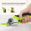 Cordless Rotary Cutter Electric Scissors, Rechargeable Fabric Cutter with Safety Lock, Portable Cutting Tool for Fabric Leather Carpet Cardboard 4