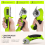 Cordless Rotary Cutter Electric Scissors, Rechargeable Fabric Cutter with Safety Lock, Portable Cutting Tool for Fabric Leather Carpet Cardboard 6