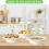 Disposable Bowls 50 Pack, Sugarcane Bowls Compostable Soup Bowls 5