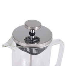 Double Layer High Borosilicate Glass Pot with Scale