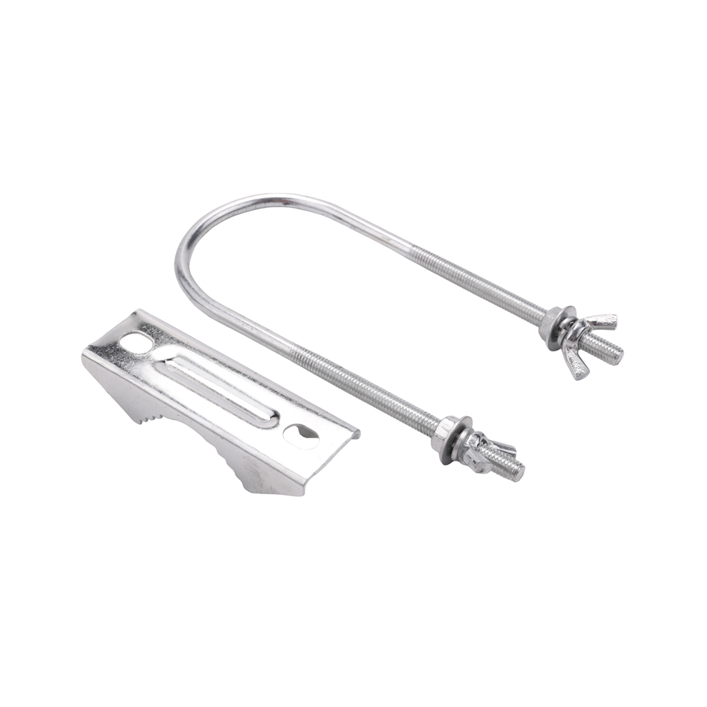 Double Antenna Mast Clamp V Jaw Block With U Bolts For Tv,Cb,Ham 4714171581522