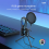 Microfone condensador USB de mesa RGB para jogos 2