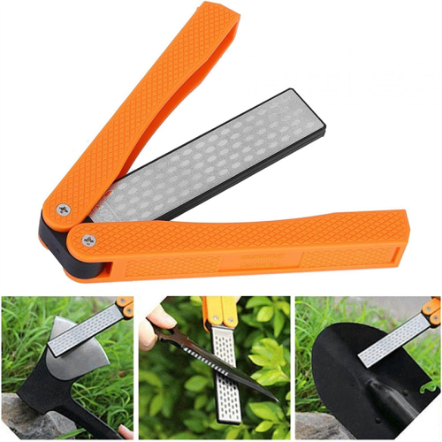 Double Sided Diamond Sharpener, Orange 1