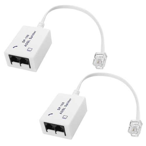Φίλτρο DSL Διαχωριστής ADSL για τη γραμμή τηλεφώνου, αρσενικό σε δύο θηλυκά 2