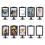 Double Sided Standing Picture Frames 4 x 6 Inch Pedestal Photo Frame 1