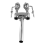 Double Drum Holder Bracket Drum Mount Stand for Drummer Percussion 1