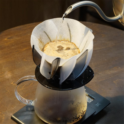 Dripper SUIREN 02 1-4 Cups Coffee Hand Drip White Red Blue 2