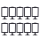 Double Sided Standing Picture Frames 4 x 6 Inch Pedestal Photo Frame 6