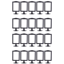 Double Sided Standing Picture Frames 4 x 6 Inch Pedestal Photo Frame
