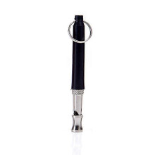 (Black) Pets Training Supplies Dog Whistle Training With Strap